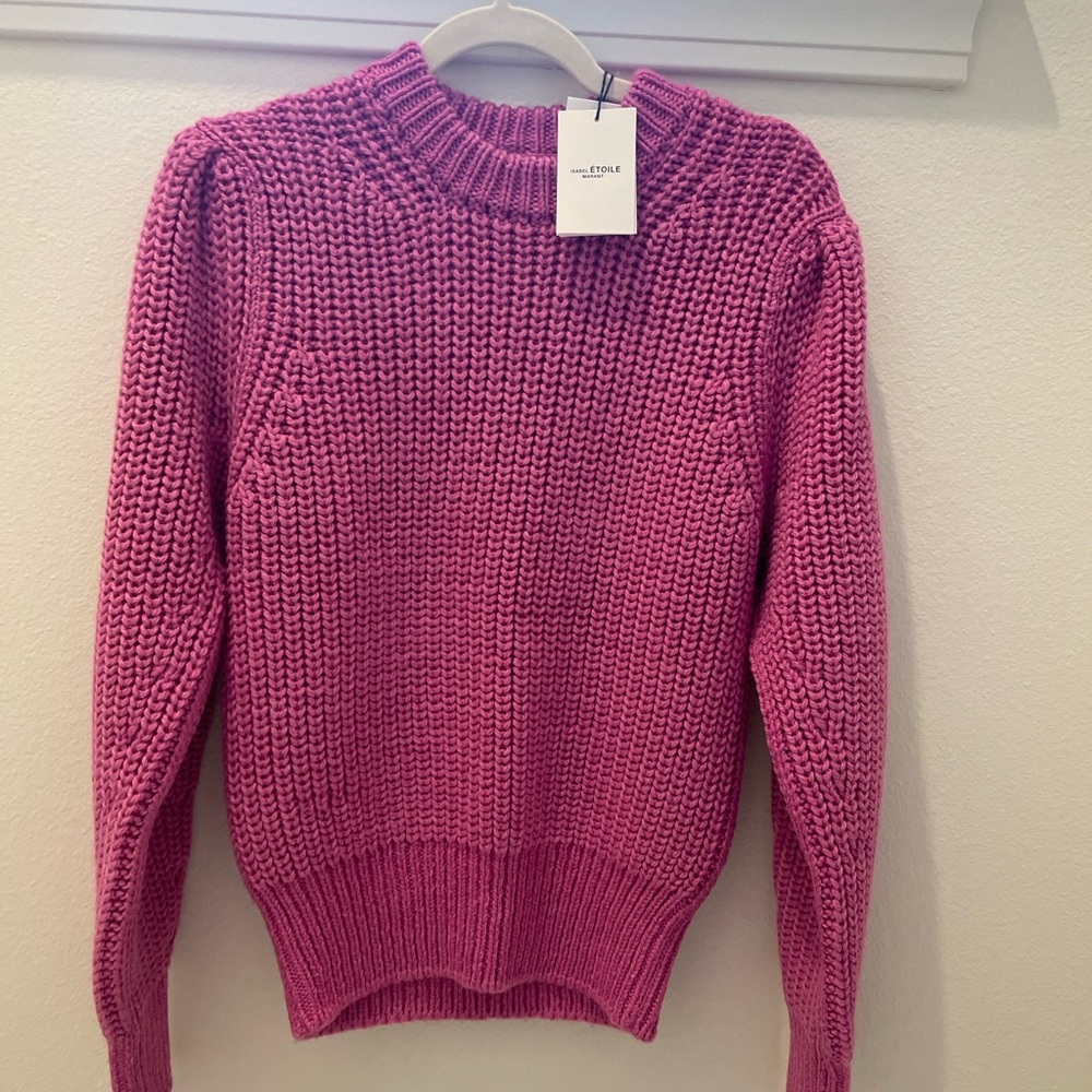 Cozy Pink Crew Neck Sweater etoile Marant 38